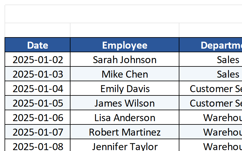 Schedule History